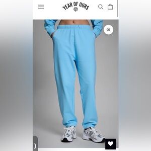 Year of Ours Sky Blue Joggers